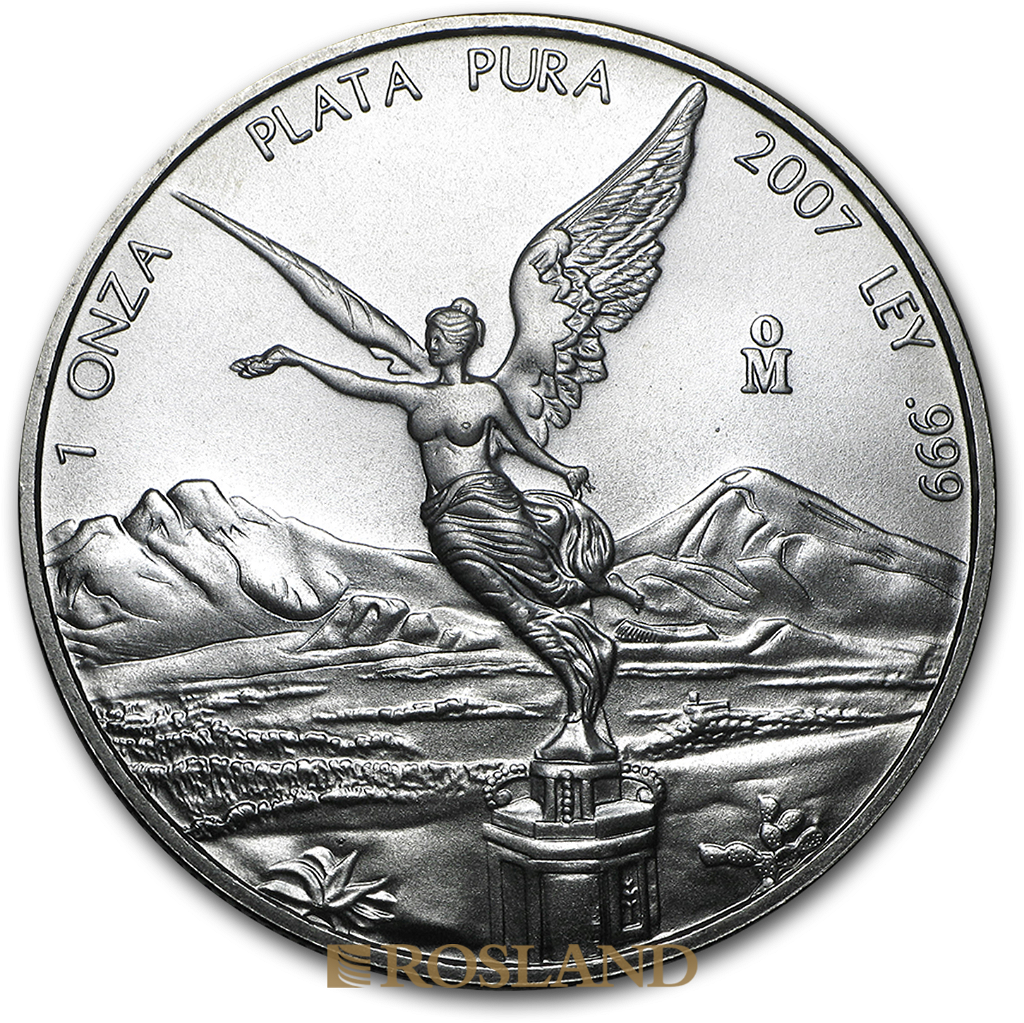 1 Unze Silbermünze Mexican Libertad 2007