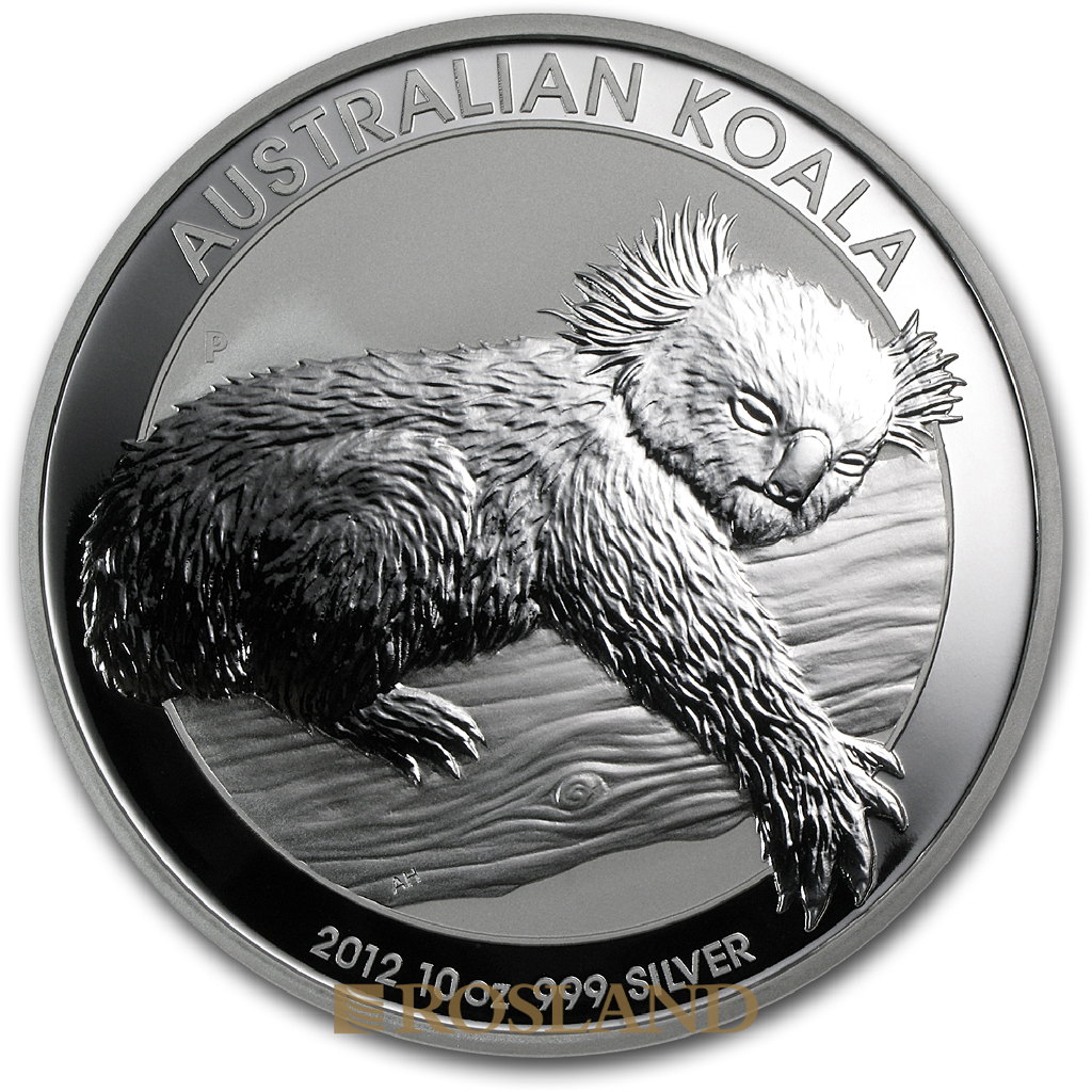 10 Unzen Silbermünze Koala 2012