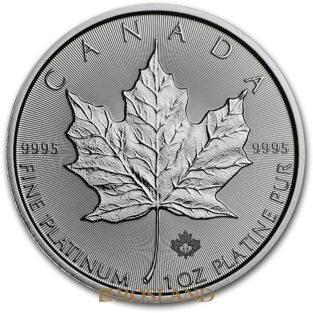 1 Unze Platinmünze Kanada Maple Leaf 2017