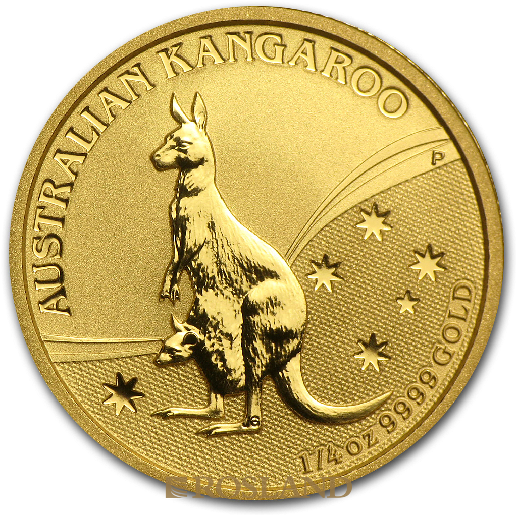 1/4 Unze Goldmünze Australien Känguru 2009