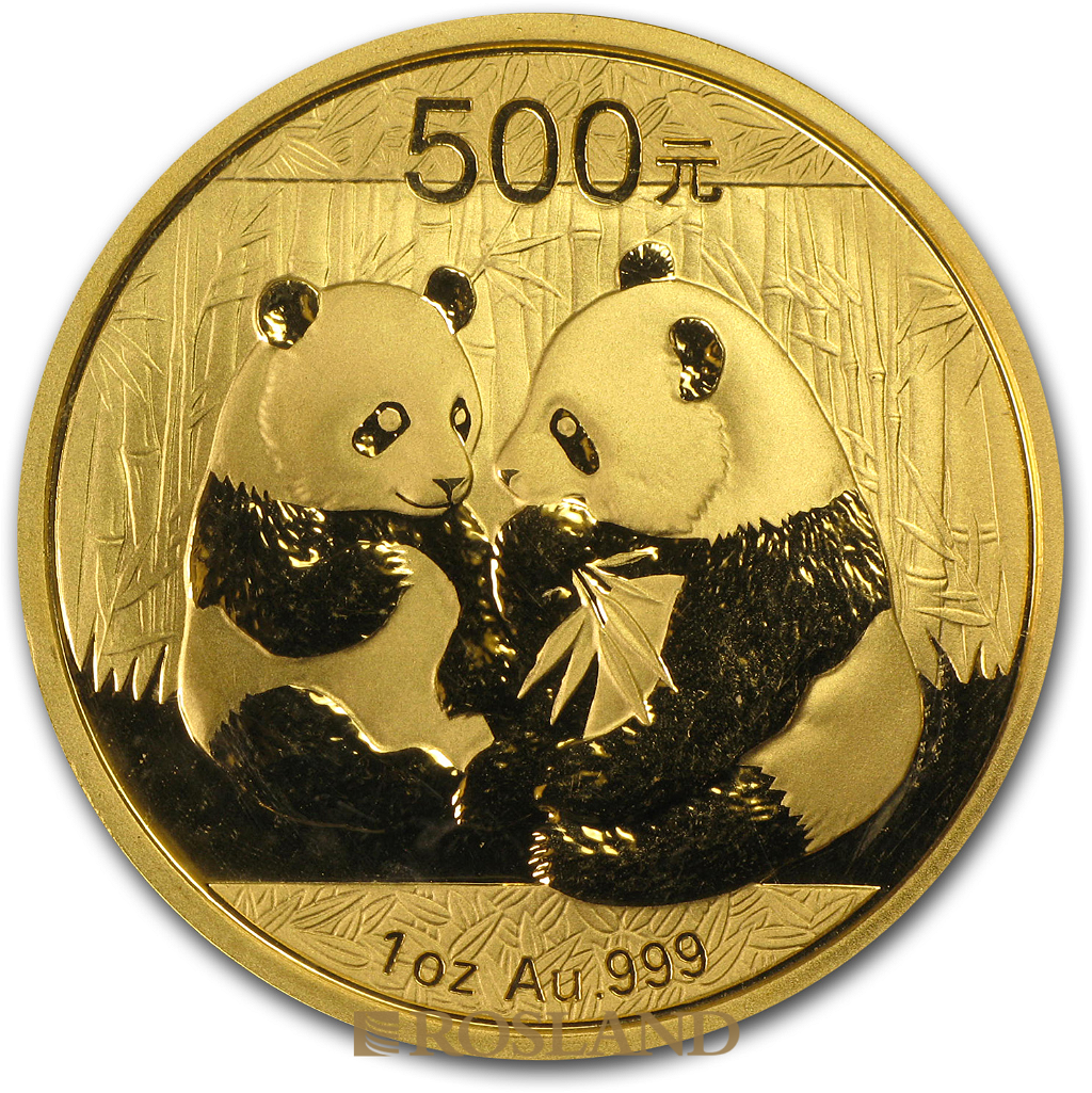 1 Unze Goldmünze China Panda 2009