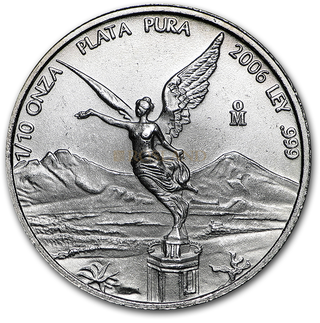 1/10 Unze Silbermünze Mexican Libertad 2006