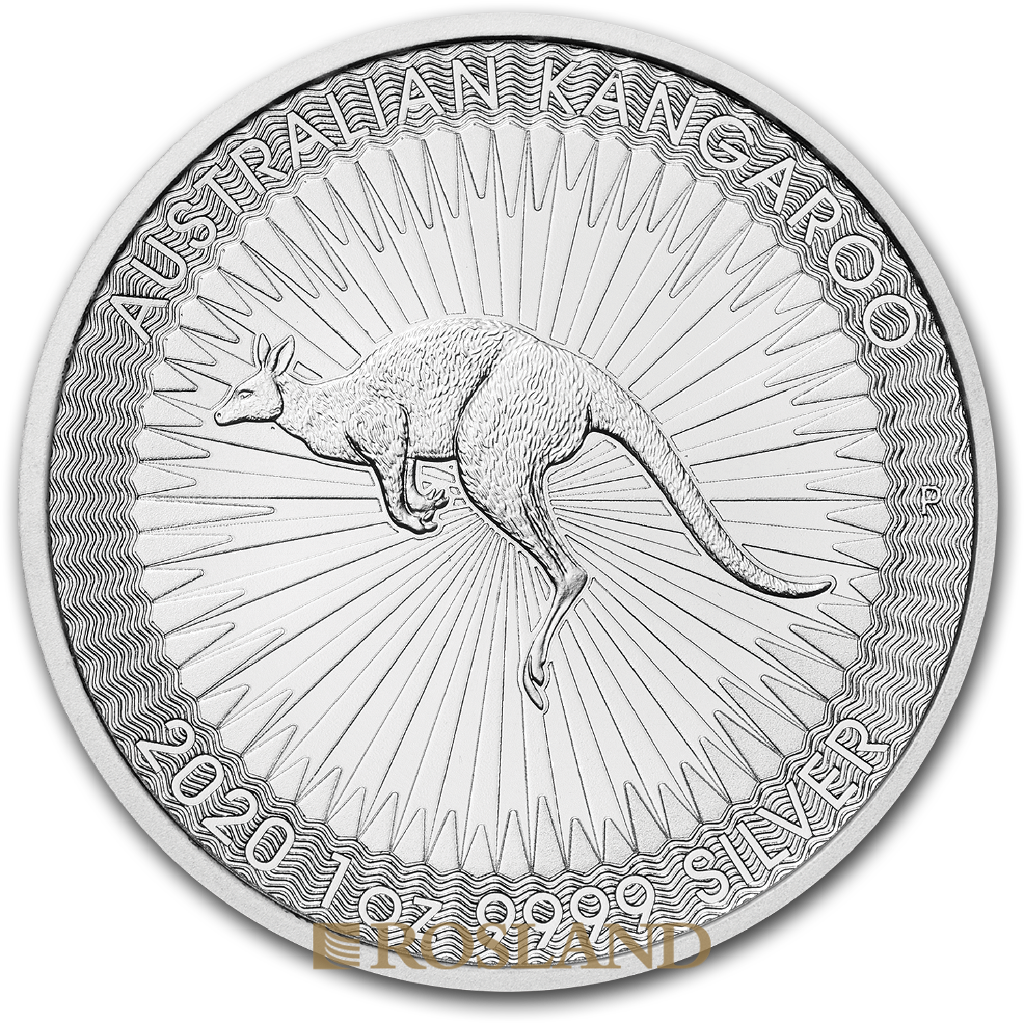 1 Unze Silbermünze Känguru 2020