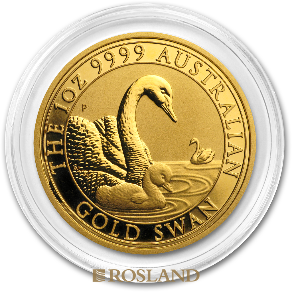 1 Unze Goldmünze Australien Schwan 2019