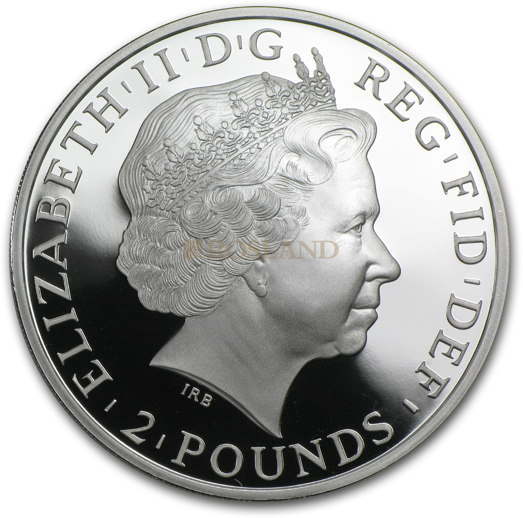 1 Unze Silbermünze Great Britain Jahr des Schafes 2015 PP (Box, Zertifikat)