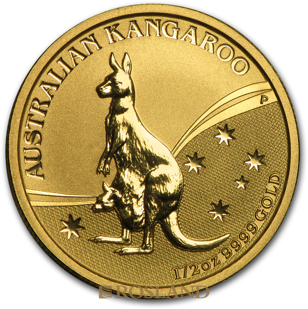 1/2 Unze Goldmünze Australien Känguru 2009