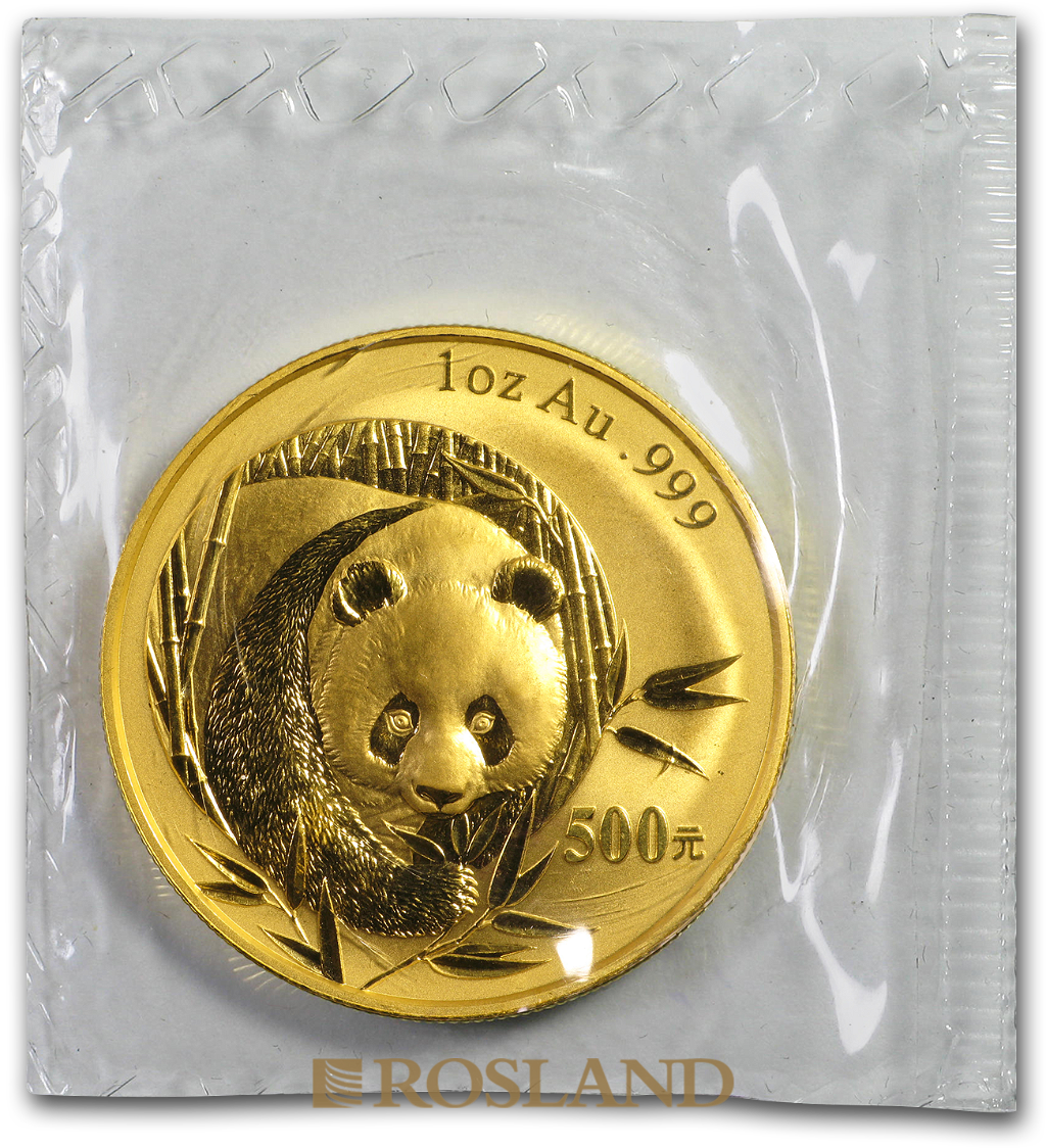 1 Unze Goldmünze China Panda 2003
