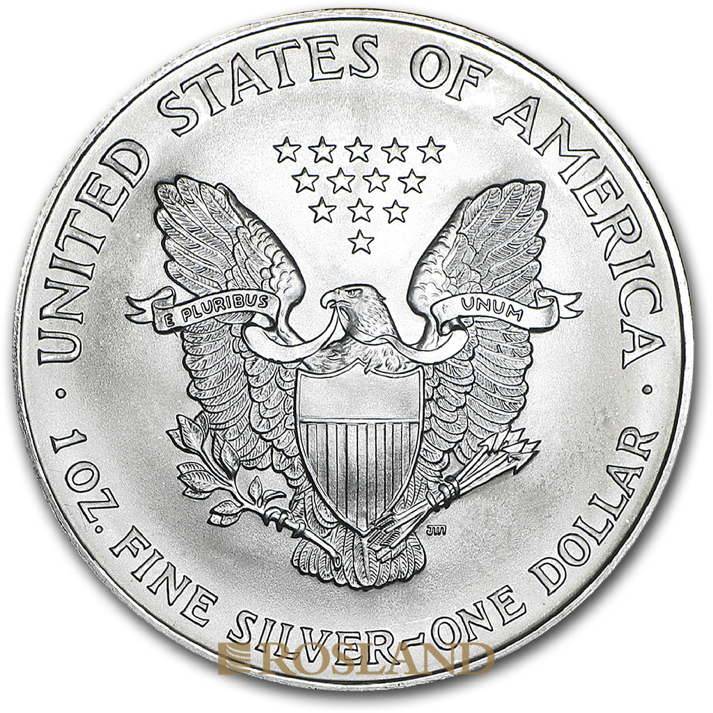 1 Unze Silbermünze American Eagle 1996