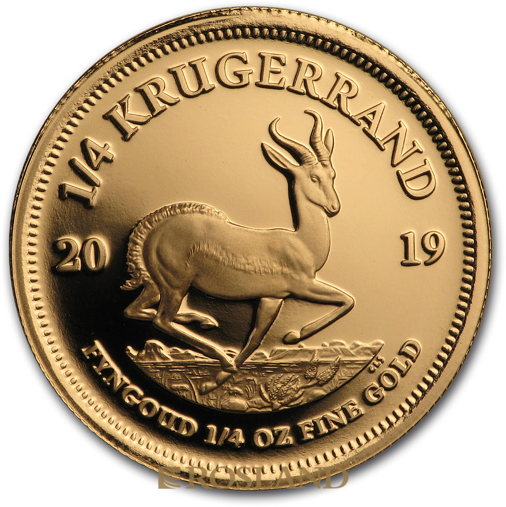 0,92 Unzen - 5 Goldmünzen Krügerrand Set 2019 PP (Box, Zertifikat)