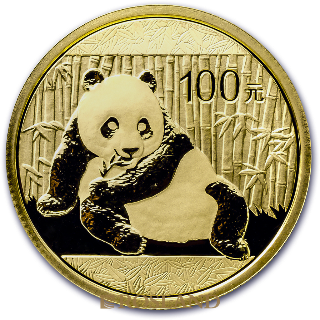 1/4 Unze Goldmünze China Panda 2015