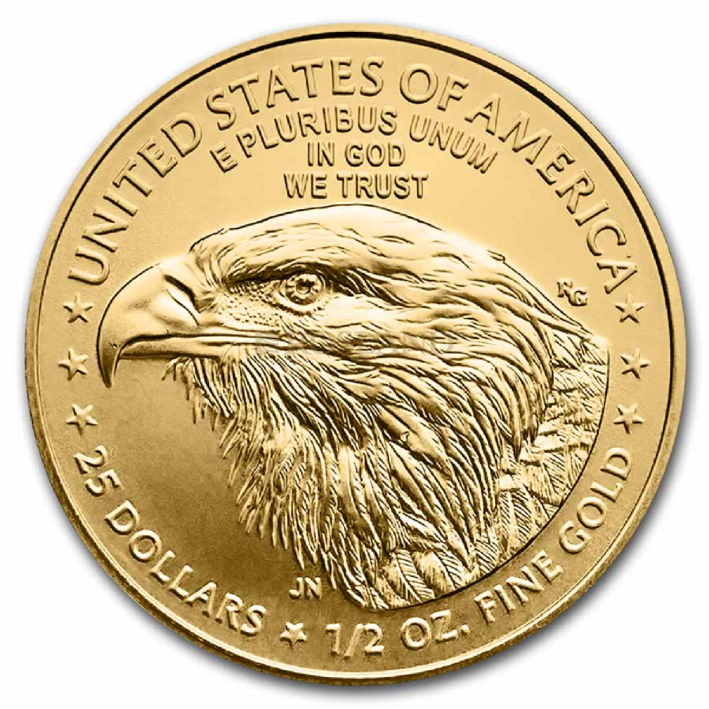 1/2 Unze Goldmünze American Eagle 2023 PCGS MS-70 First Day