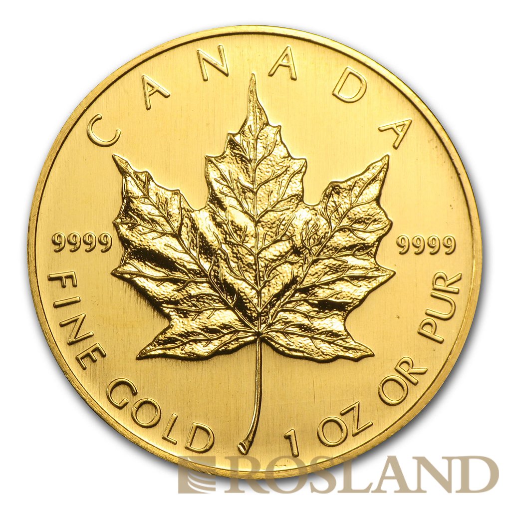 1 Unze Goldmünze Kanada Maple Leaf 2005