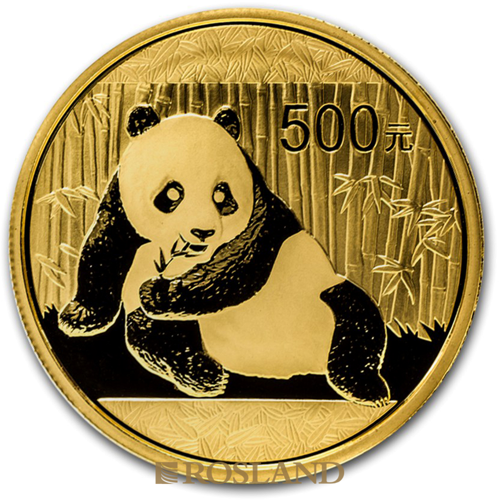 1 Unze Goldmünze China Panda 2015