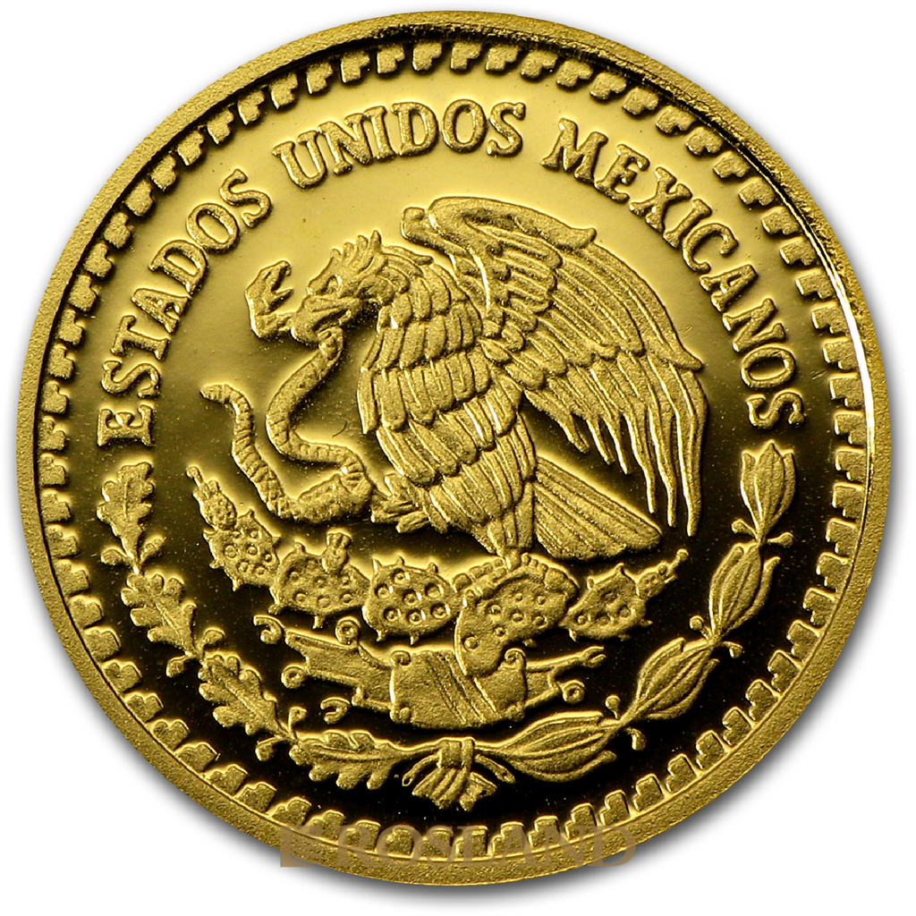 1,9 Unzen 5 Goldmünzen Set Mexican Libertad 2010 PP (Box, Zertifikat)