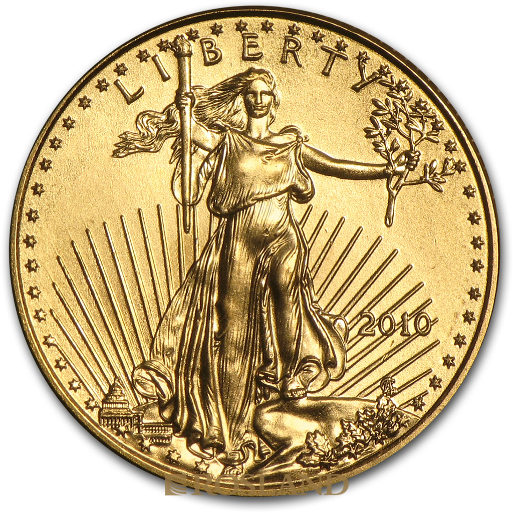 1/10 Unze Goldmünze American Eagle 2010