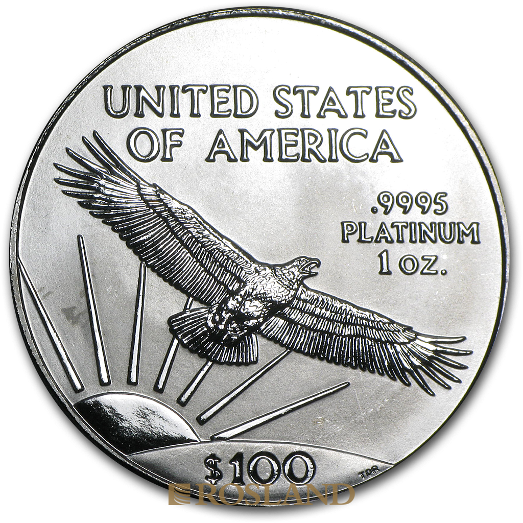 1 Unze Platinmünze American Eagle 1997