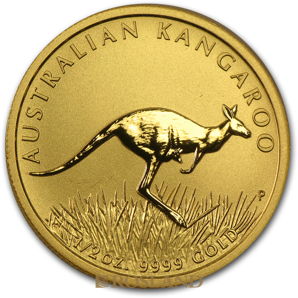 1/2 Unze Goldmünze Australien Känguru 2008
