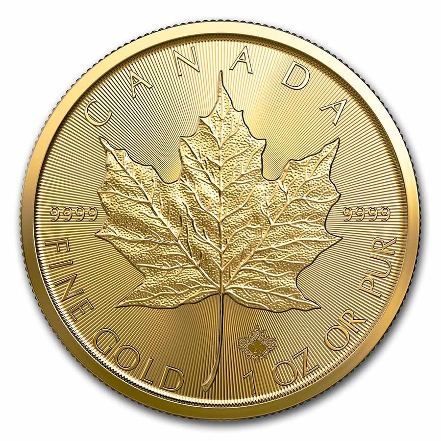 1 Unze Goldmünze Kanada Maple Leaf 2023