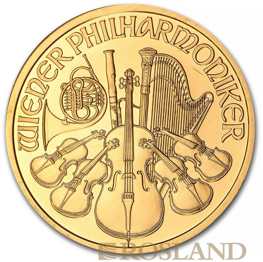 1 Unze Goldmünze Wiener Philharmoniker 1999