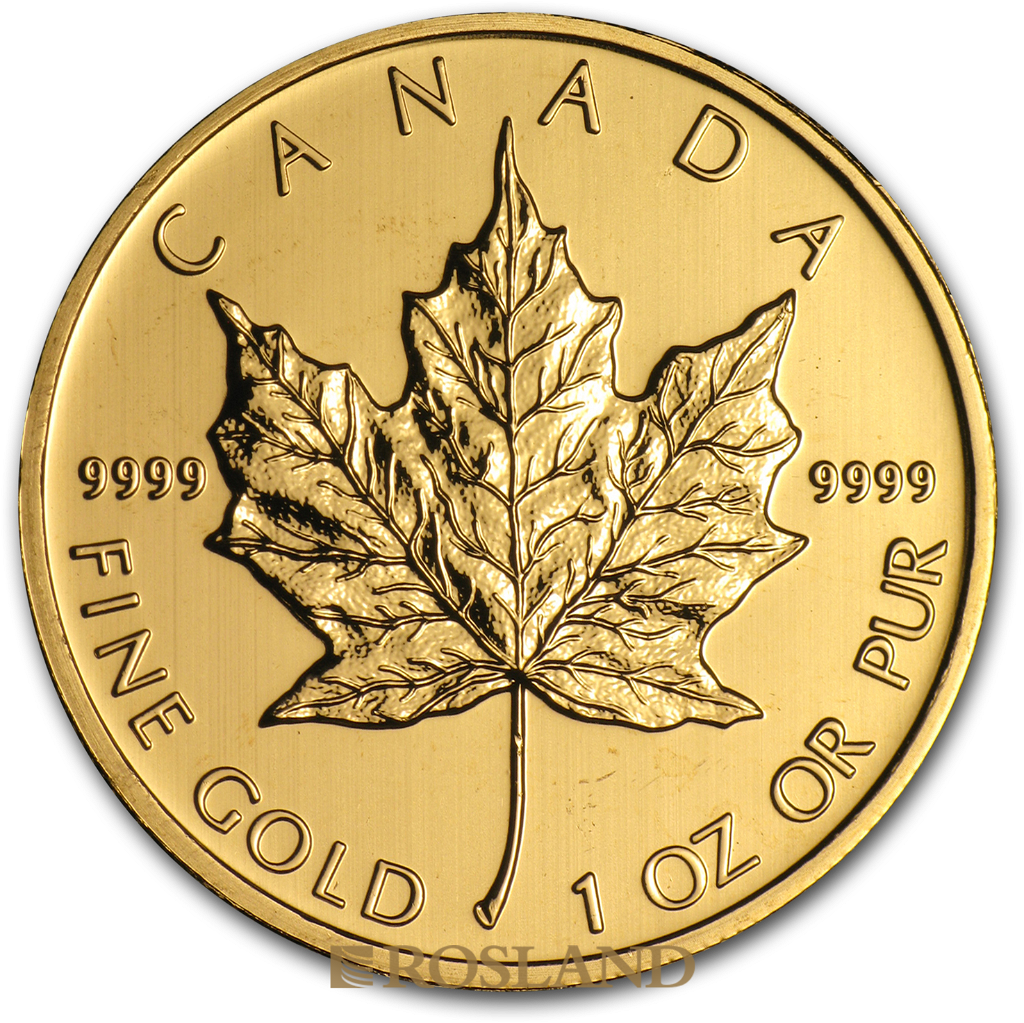 1 Unze Goldmünze Kanada Maple Leaf 2012