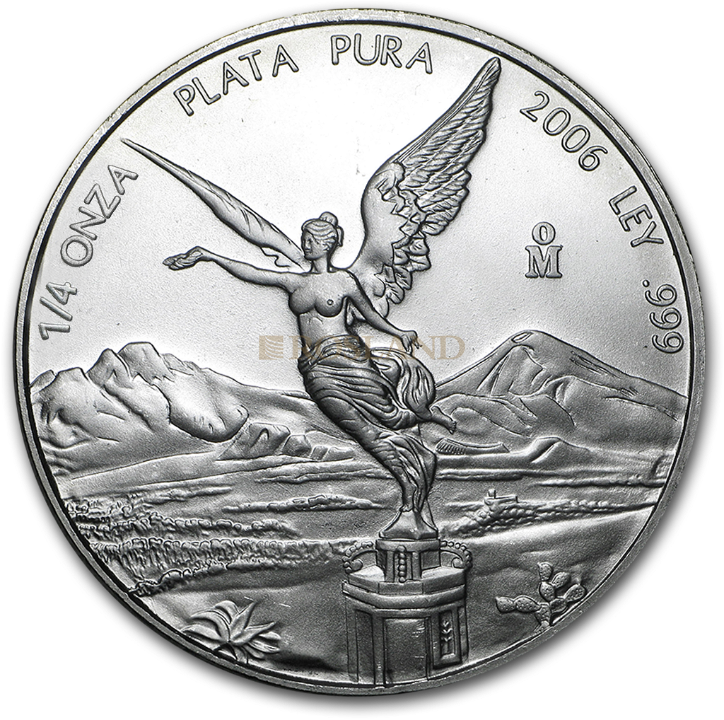 1/4 Unze Silbermünze Mexican Libertad 2006