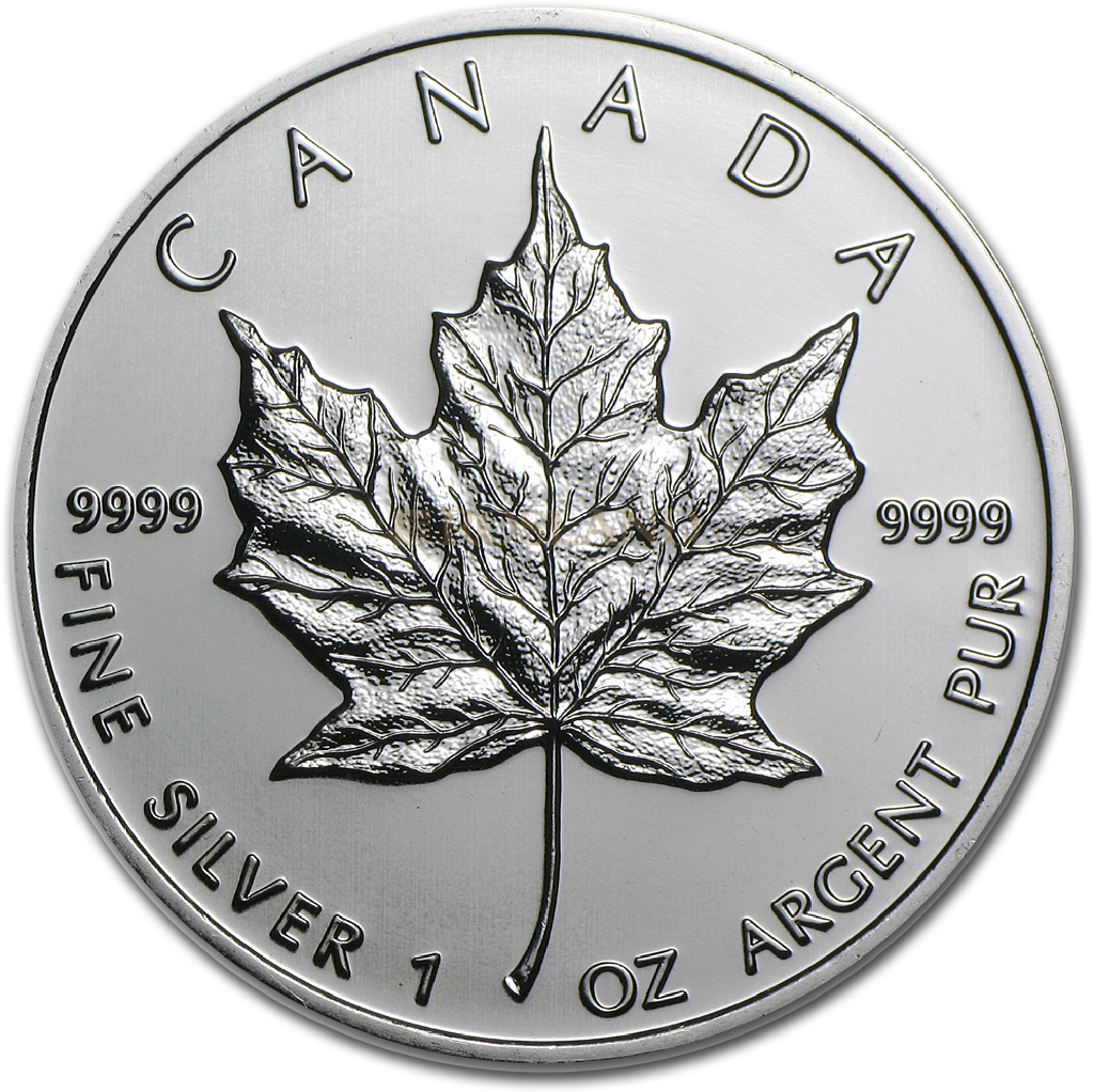 1 Unze Silbermünze Kanada Maple Leaf 2009