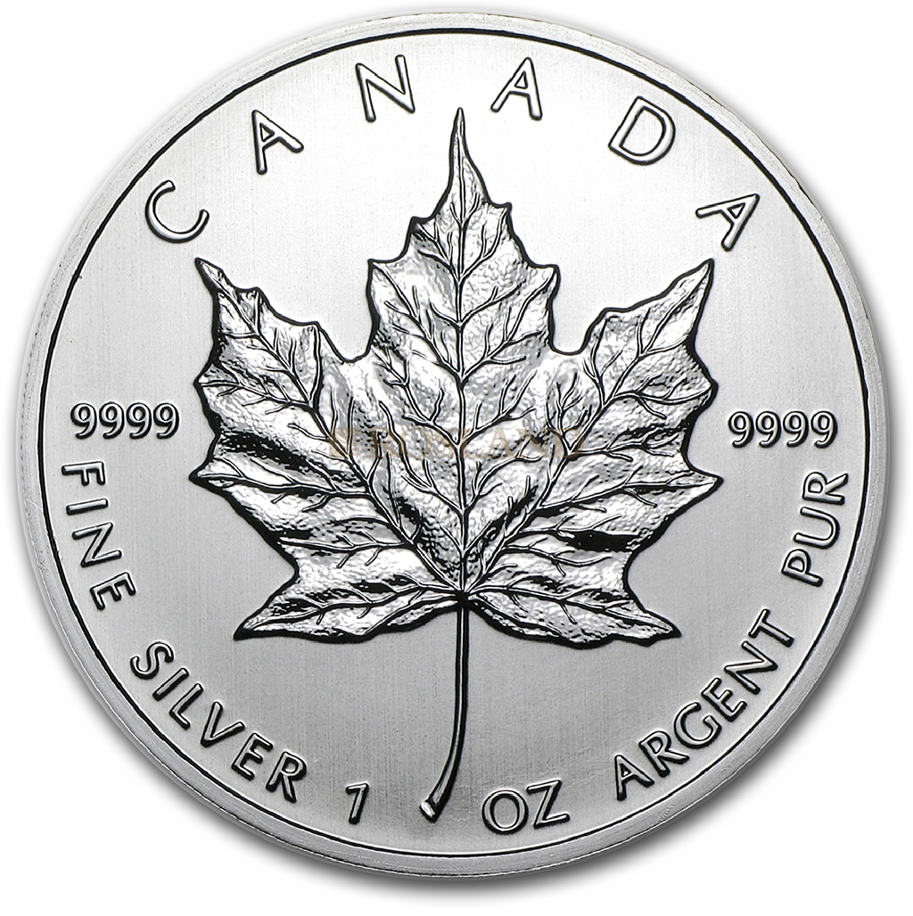 1 Unze Silbermünze Kanada Maple Leaf 2012