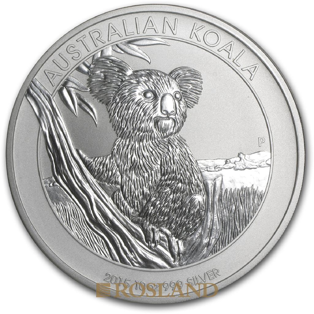 10 Unzen Silbermünze Koala 2015