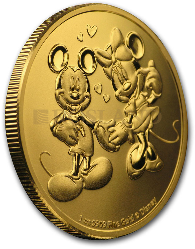 1 Unze Goldmünze Disney® Micky & Minnie Maus 2020