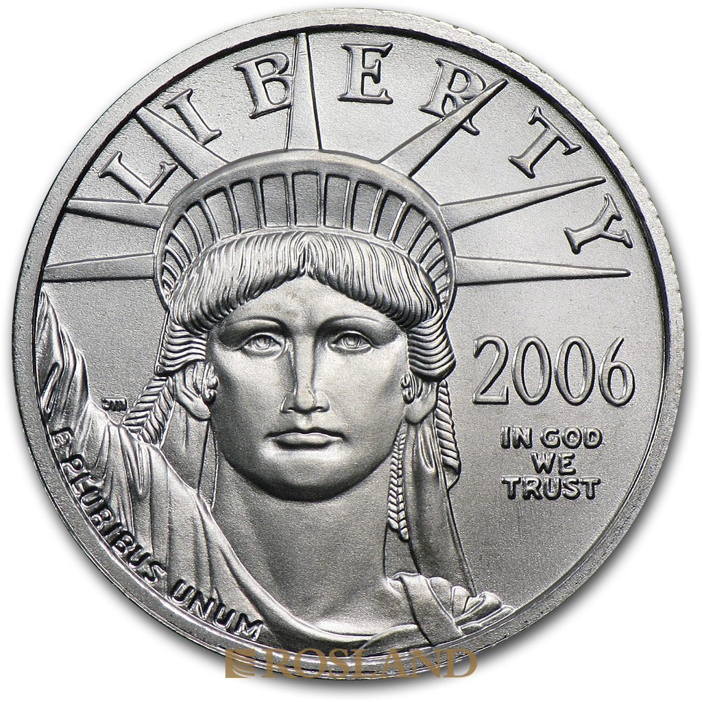 1/4 Unze Platinmünze American Eagle 2006