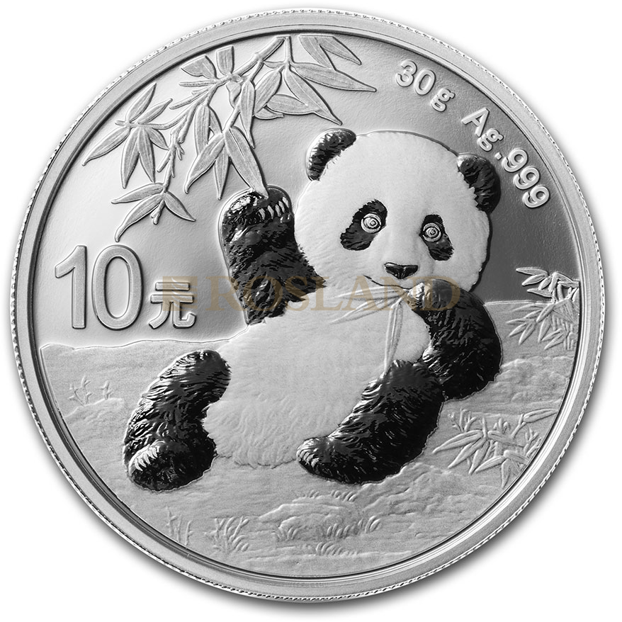 30 Gramm Silbermünze China Panda 2020