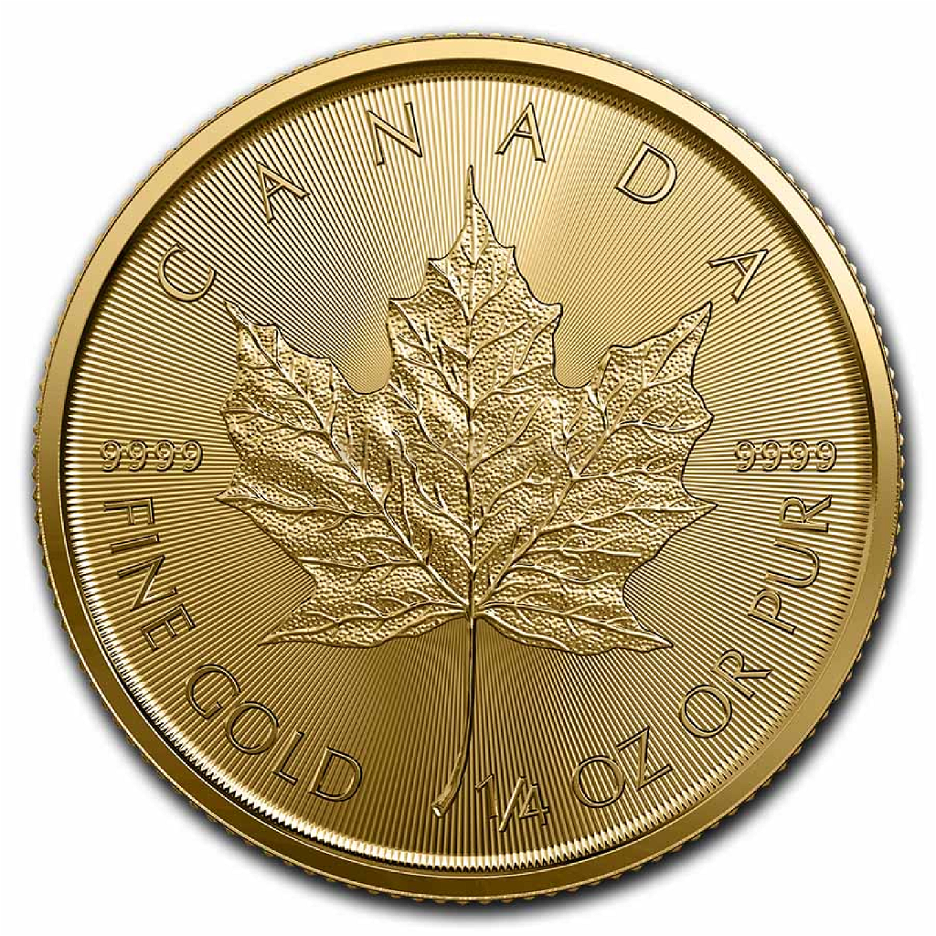1/4 Unze Goldmünze Kanada Maple Leaf 2023
