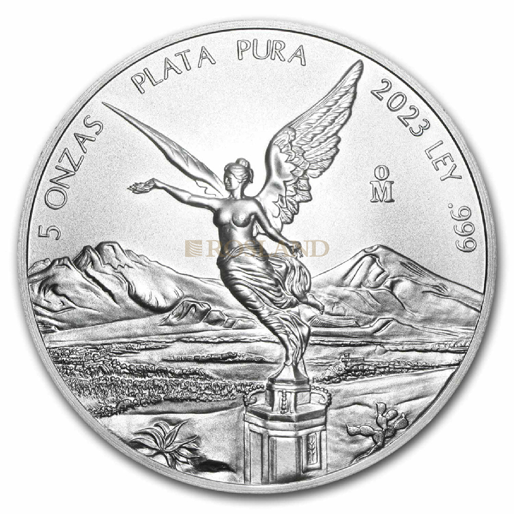 5 Unzen Silbermünze Mexican Libertad 2023