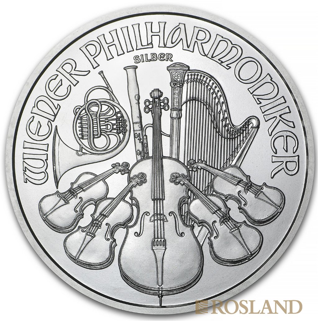 1 Unze Silbermünze Wiener Philharmoniker 2015