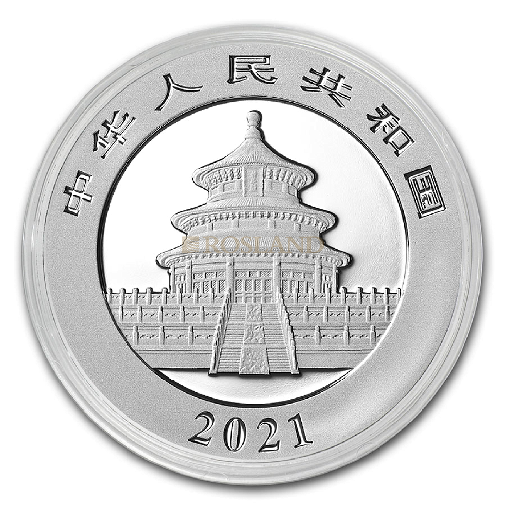 30 Gramm Silbermünze China Panda 2021