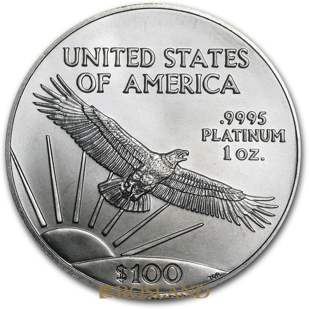1 Unze Platinmünze American Eagle 2008