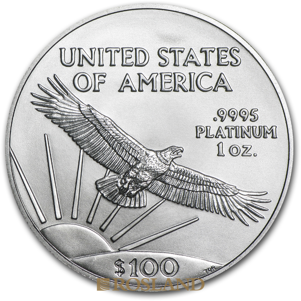 1 Unze Platinmünze American Eagle 2018