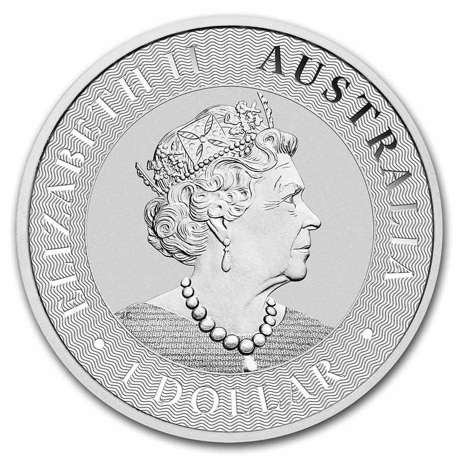1 Unze Silbermünze Australien Känguru 2022 