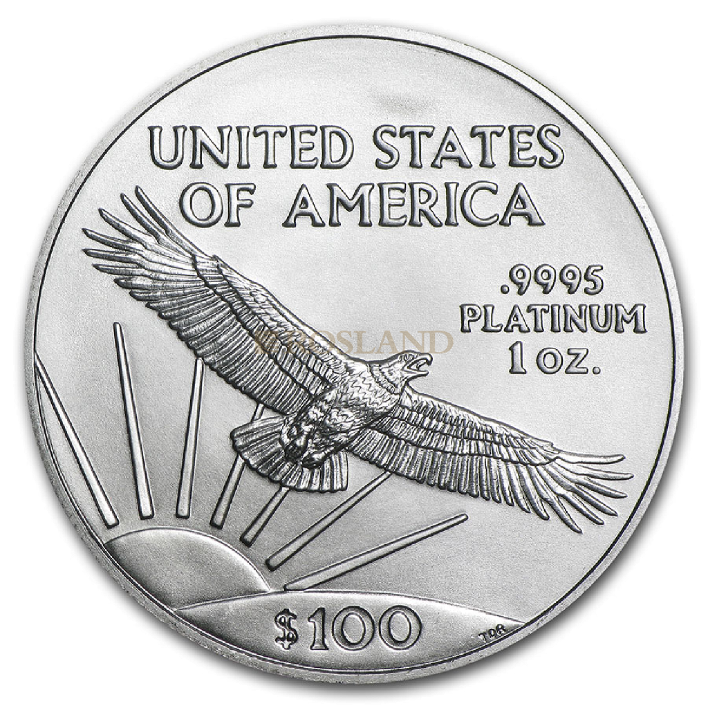 1 Unze Platinmünze American Eagle 2021