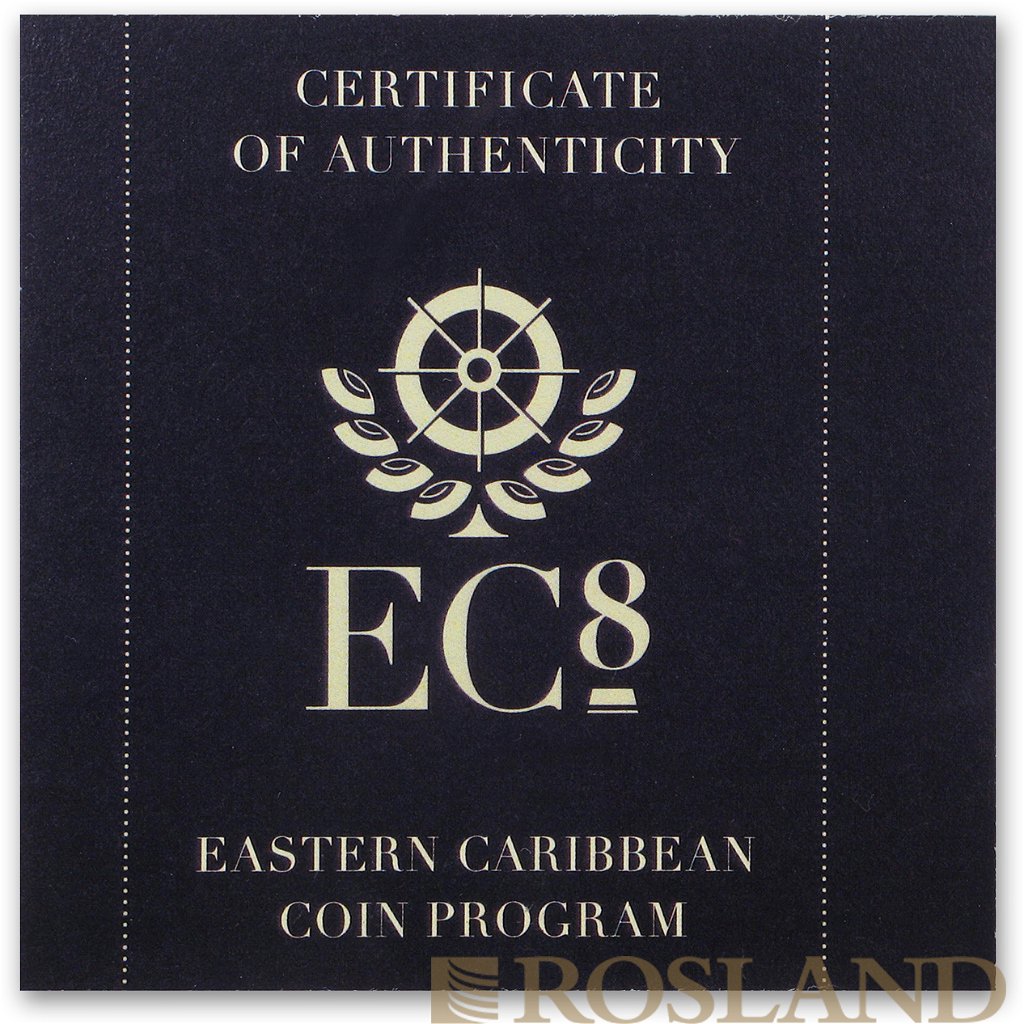 1 Unze Goldmünze EC8 St. Vincent & The Grenadines 2018 PP (Koloriert, Box, Zertifikat)