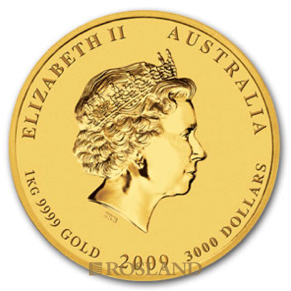 1 Kilogramm Goldmünze Lunar 2 Ochse 2009