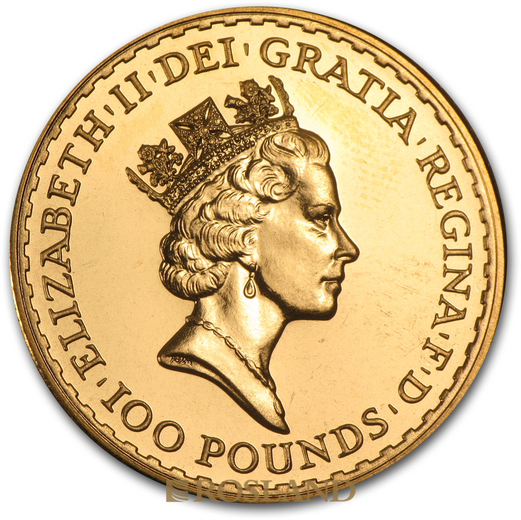 1 Unze Goldmünze Britannia 1991