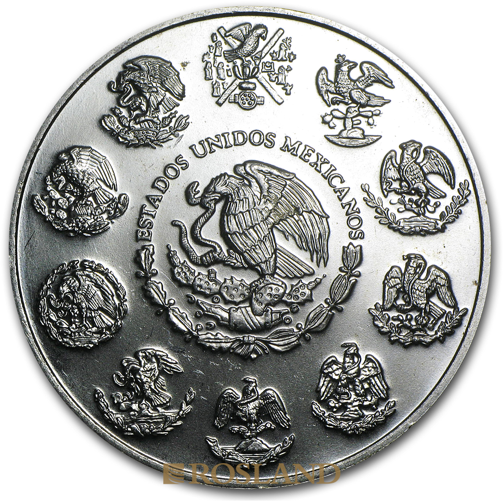 1 Unze Silbermünze Mexican Libertad 2002