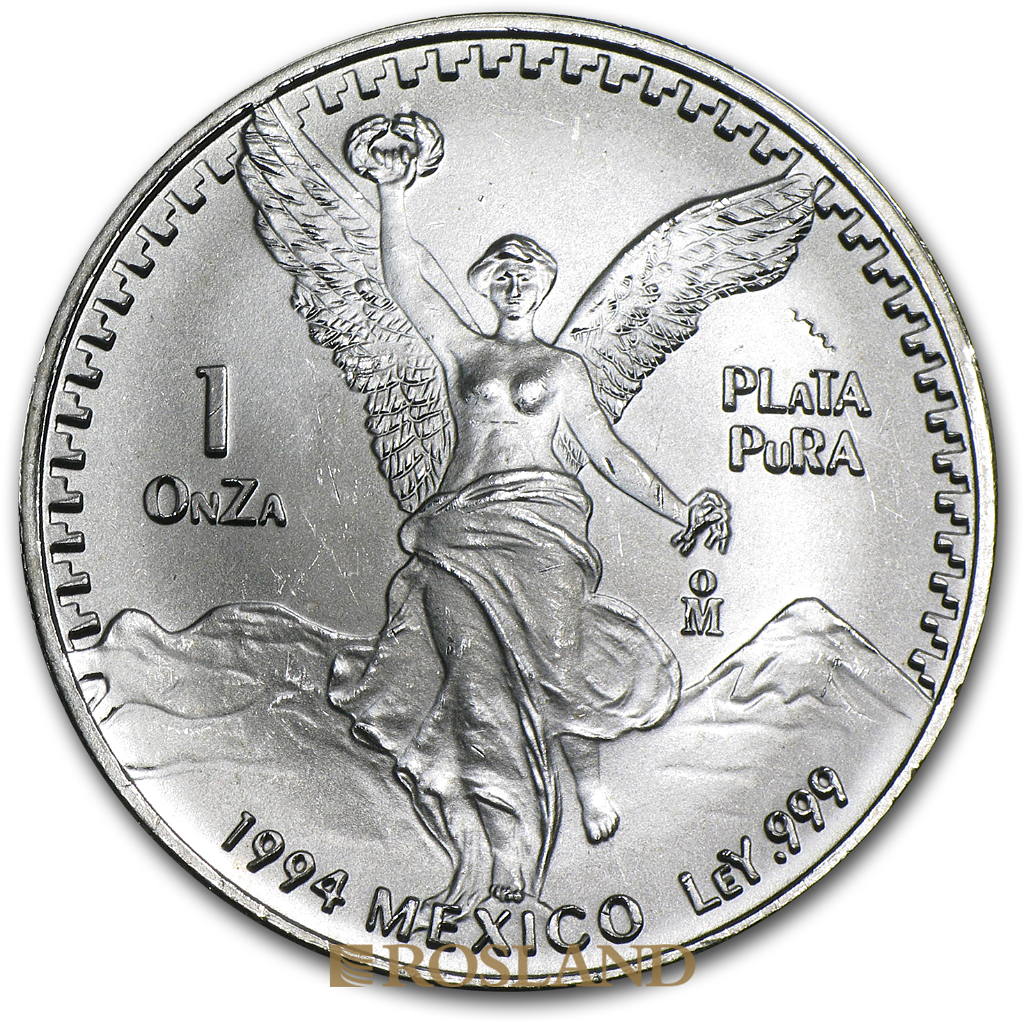 1 Unze Silbermünze Mexican Libertad 1994