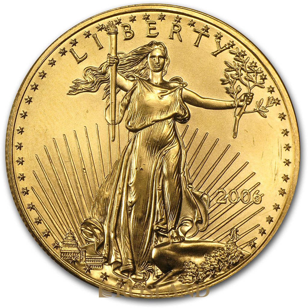 1 Unze Goldmünze American Eagle 2006