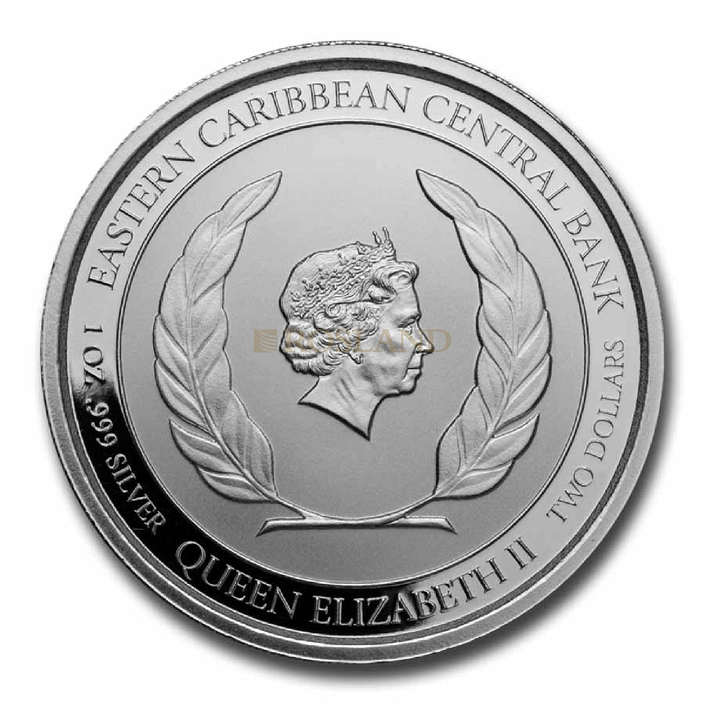 1 Unze Silbermünze EC8 Grenada Oktopus 2020