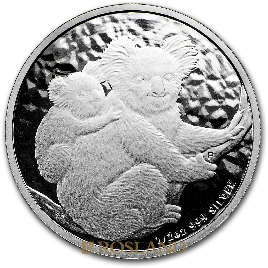 1/2 Unze Silbermünze Koala 2008