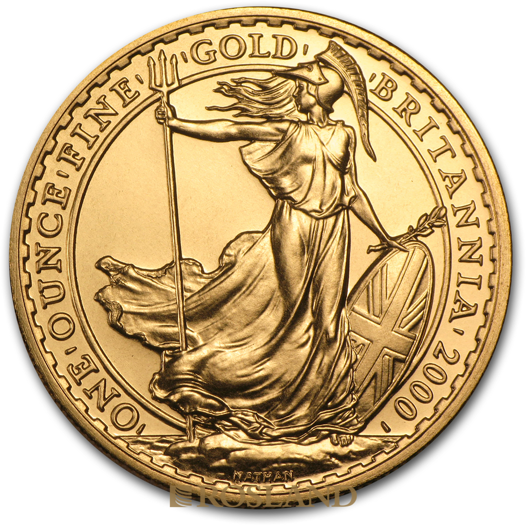 1 Unze Goldmünze Britannia 2000
