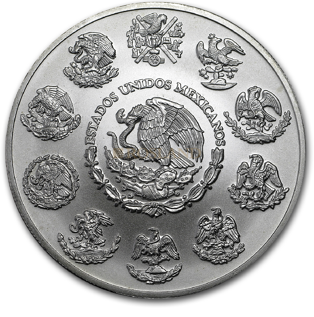 2 Unzen Silbermünze Mexican Libertad 2008