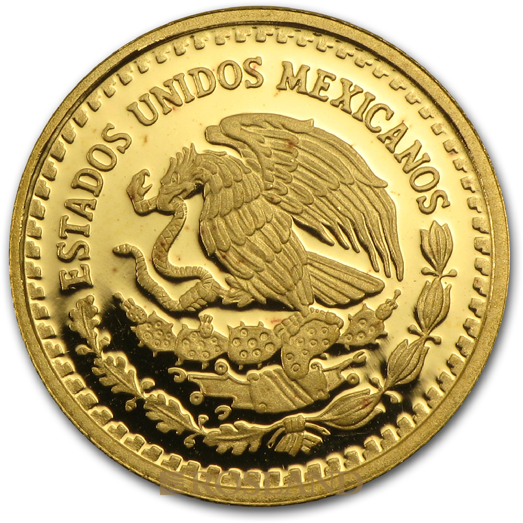 1/10 Unze Goldmünze Mexican Libertad 2007 PP 
